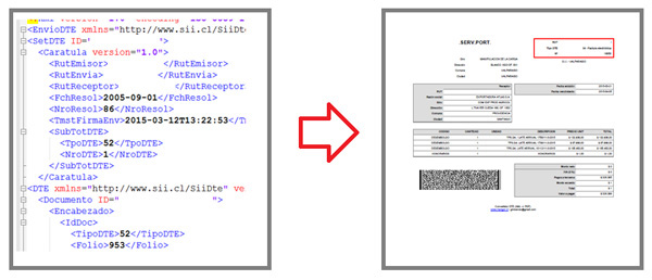 Visor de facturas xml